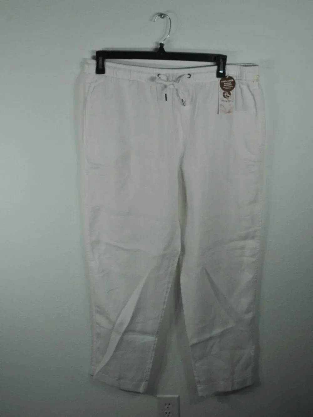 Panama Jack Men's Pants XL Lightweight 100% linen White NWT
